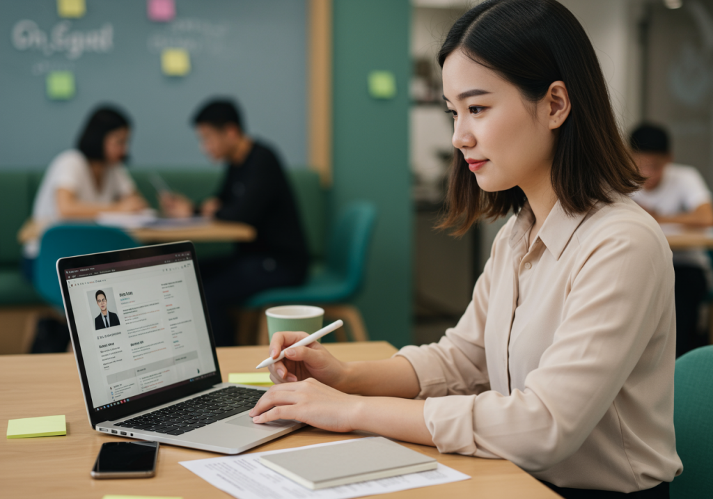 cv thực tập sinh kinh doanh