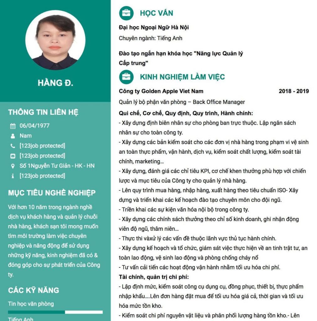 cách viết mục tiêu nghề nghiệp