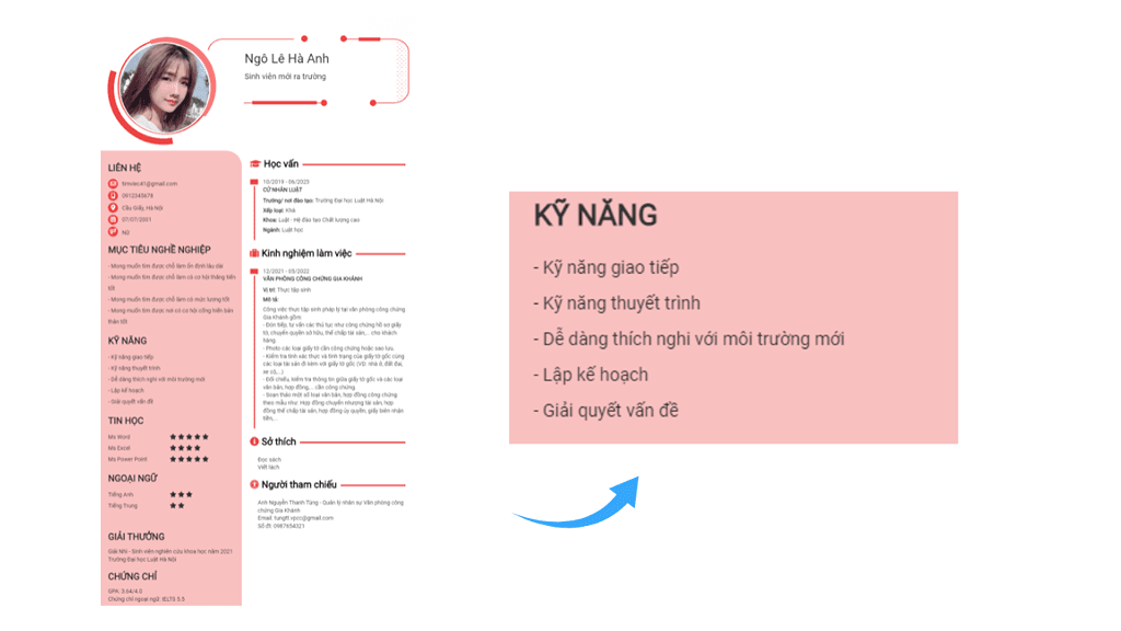 lỗi thường gặp khi viết cv