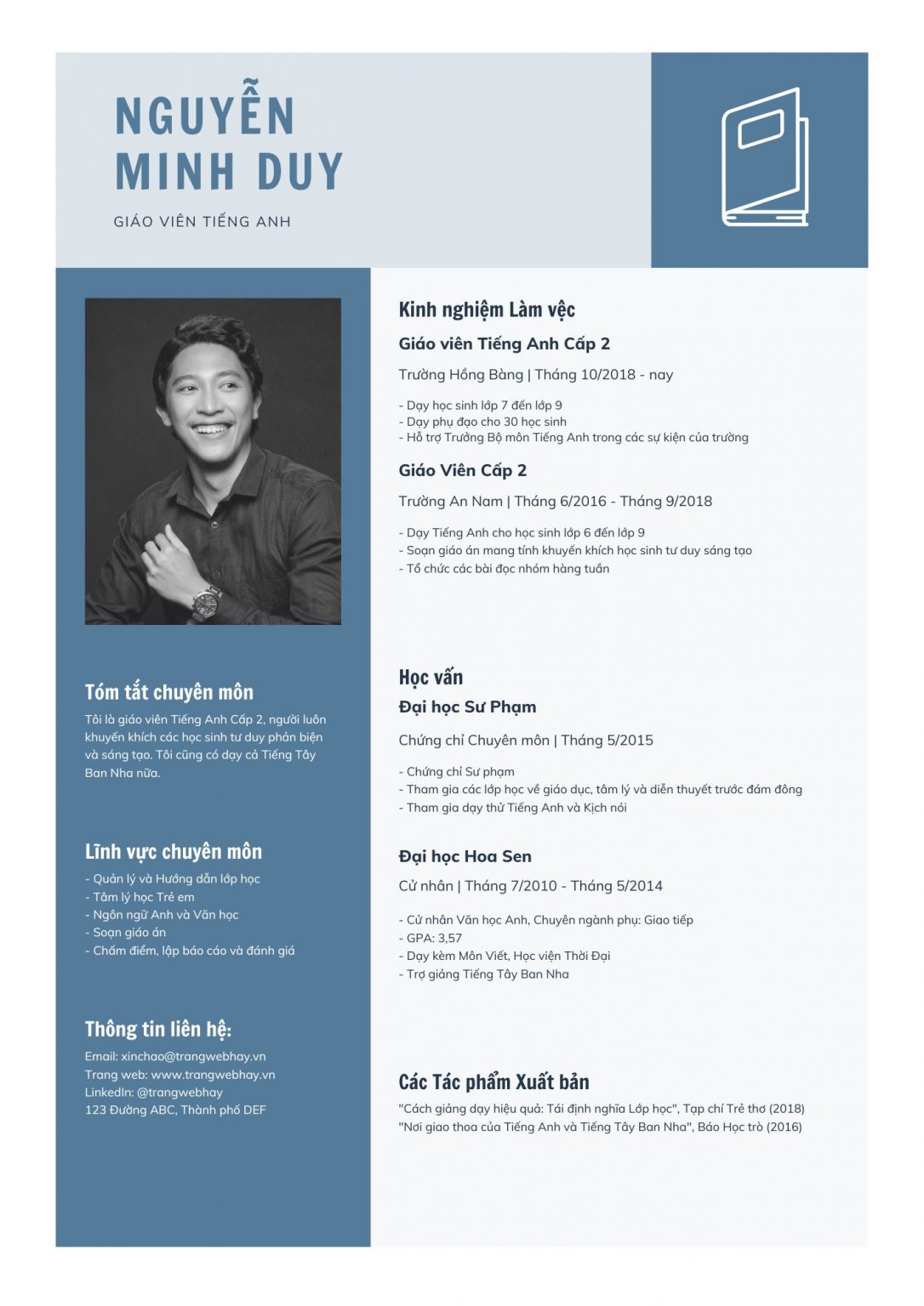 CV Teaching Assistant