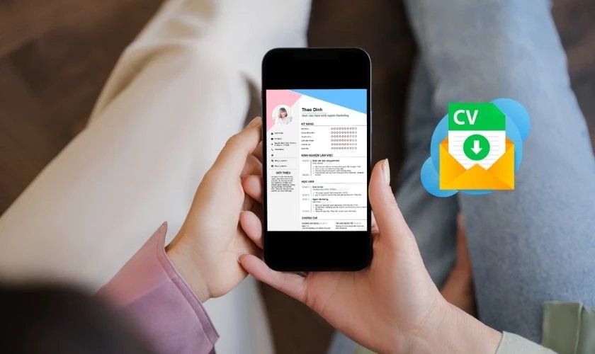 cách làm cv trên điện thoại
