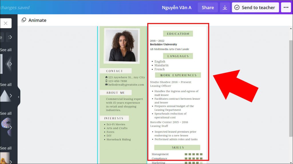 Tạo CV bằng Canva giúp bạn thiết kế CV chuyên nghiệp, đẹp mắt và dễ dàng thu hút nhà tuyển dụng chỉ trong vài phút