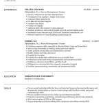 Mẫu CV ứng tuyển Management Trainee